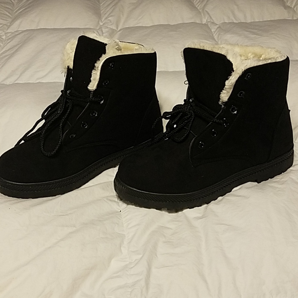 Fuzzy boots